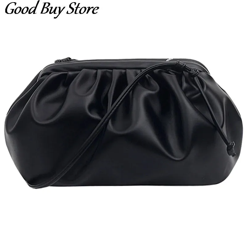 Women 2021 Purse Elegant Crossbody Bags Party Shoulder Clutch Handbags Soft Leather Totes Bag Fashion Female Simple Phone Wallet