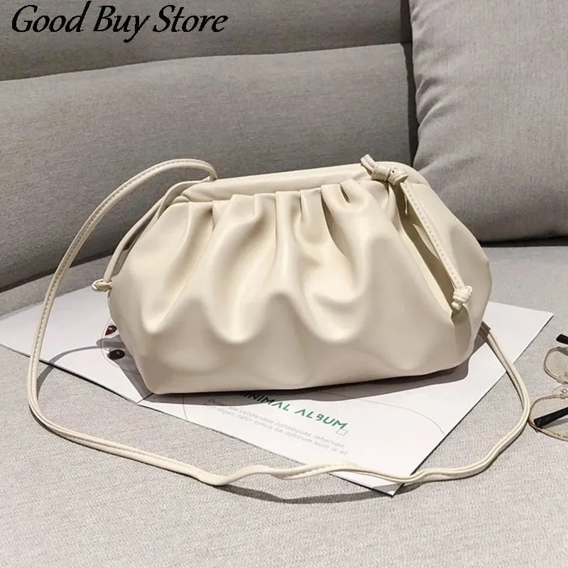 Women 2021 Purse Elegant Crossbody Bags Party Shoulder Clutch Handbags Soft Leather Totes Bag Fashion Female Simple Phone Wallet