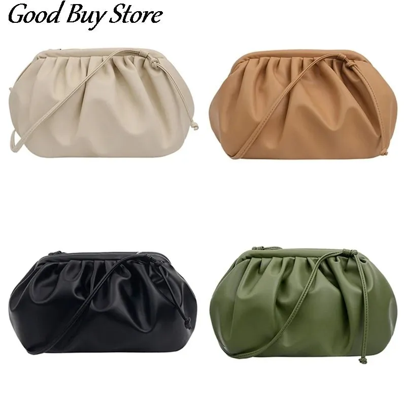 Women 2021 Purse Elegant Crossbody Bags Party Shoulder Clutch Handbags Soft Leather Totes Bag Fashion Female Simple Phone Wallet