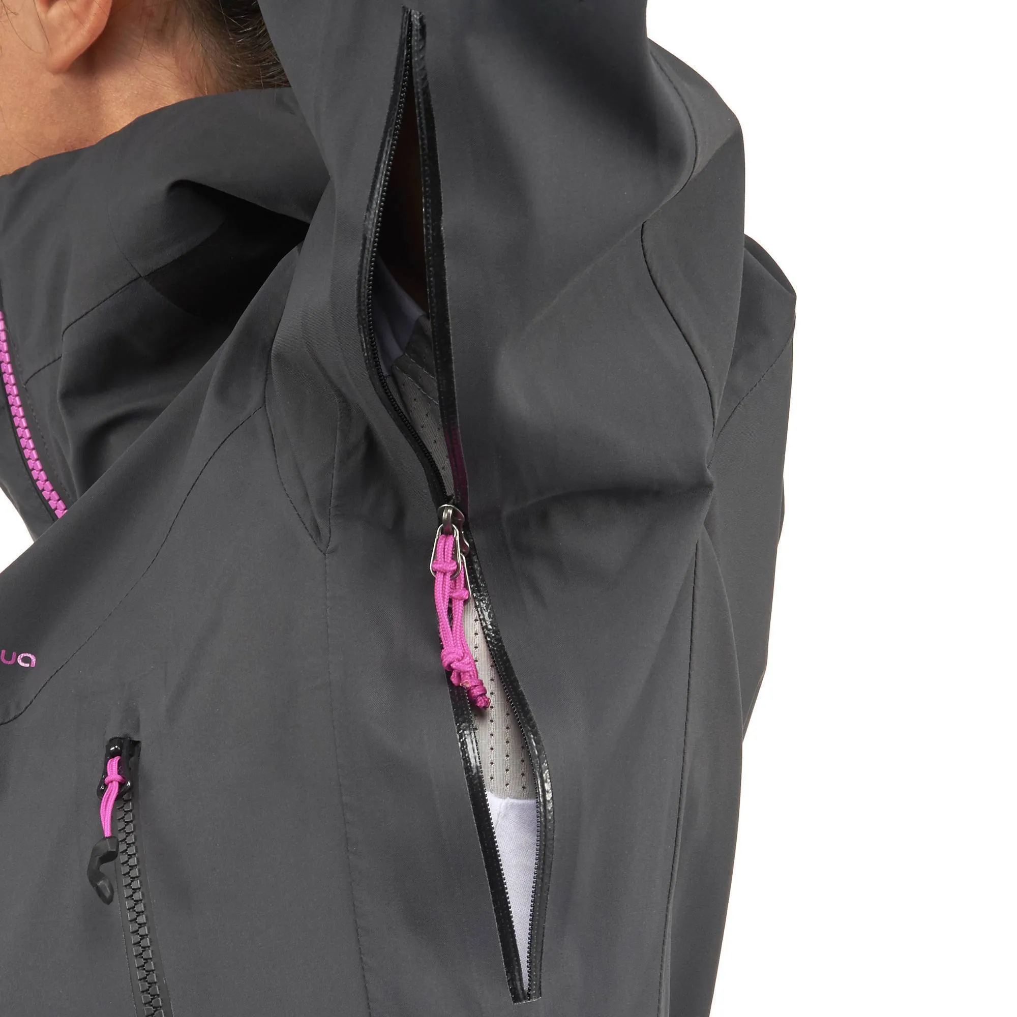 Women's Waterproof Hiking Rain Jacket Forclaz 900